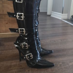 Pleaser Black Boots